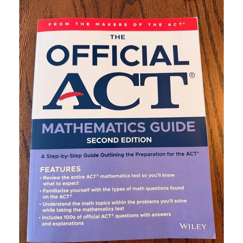 Official ACT Mathematics Guide by ACT (2021, Trade Paperback)